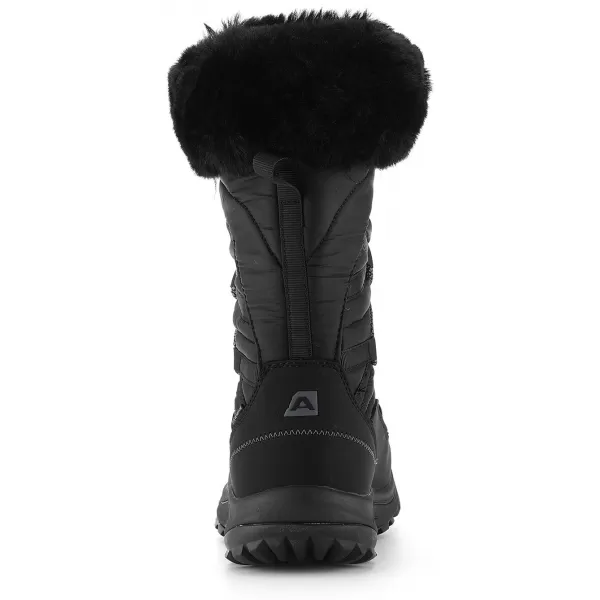  Cizme de iarna dama ALPINE PRO LEWRA NEGRU 