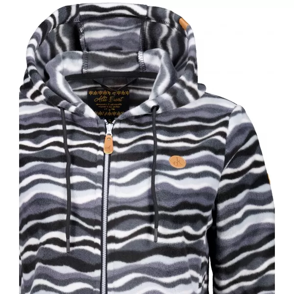  Hanorac de damă din fleece ALTISPORT ILANI NEGRU 