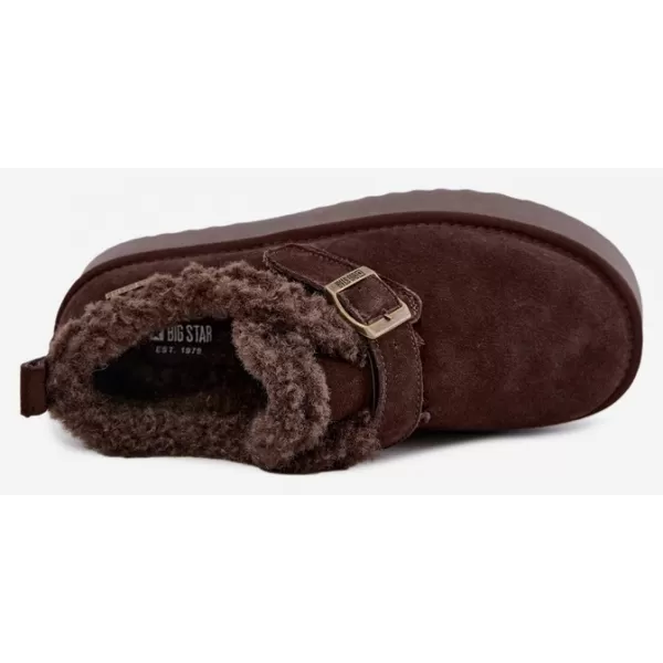  Oameni de zăpadă pentru femei BIG STAR SHOES UU274319 MARO/BEJ 