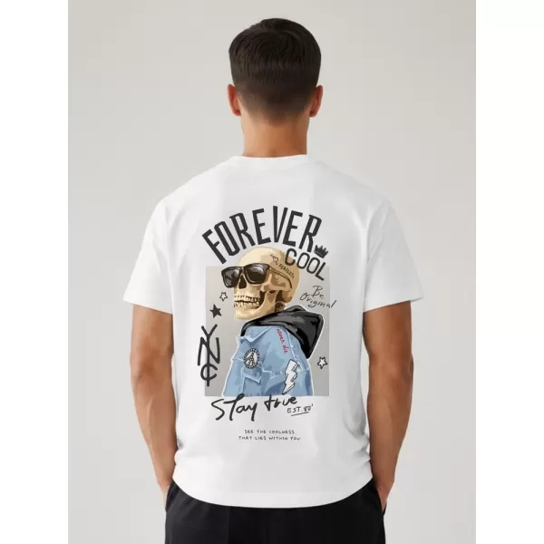  Tricou pentru bărbați DSTREET NX4010R-WH-O ALB 