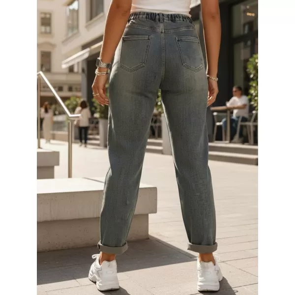  Pantaloni de dama DSTREET UY3002 GRI ÎNCHIS 