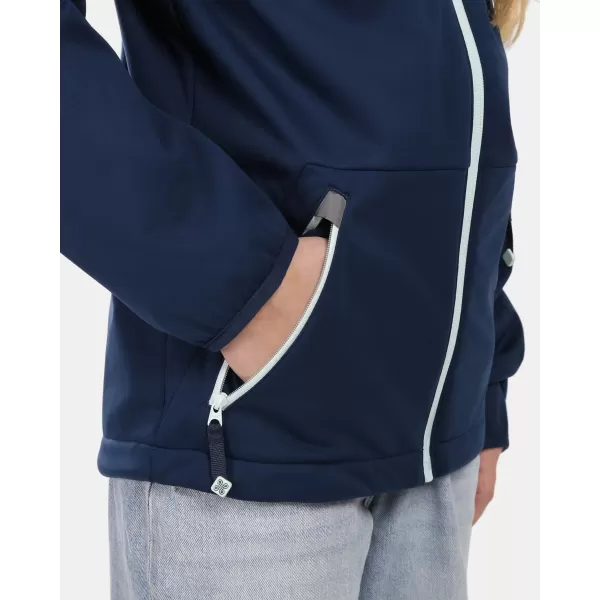  Jachetă softshell pentru copii KILPI ONTAVIA-JG 1J0104KI ALBASTRU ÎNCHIS 