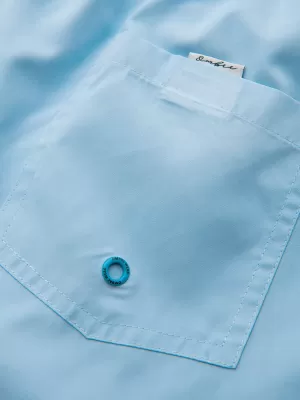 Pantaloni scurți pentru bărbați OMBRE OM-SRSS-0216 ALBASTRU DESCHIS