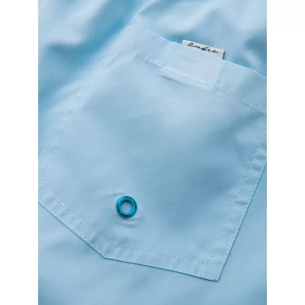 Pantaloni scurți pentru bărbați OMBRE OM-SRSS-0216 ALBASTRU DESCHIS 