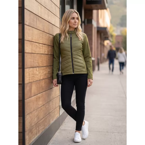  Jachetă hibridă pentru femei MALFINI PREMIUM CROSS 556 VERDE AVOCADO 