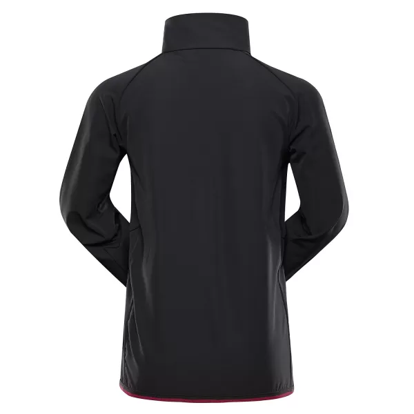  Jacheta pentru copii ALPINE PRO GERLO ROȘU FUCSIA 