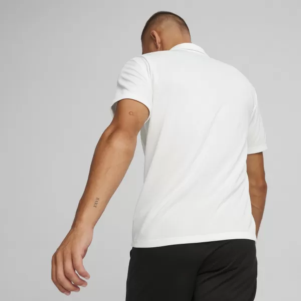  Tricou pentru bărbați cu guler PUMA TEAMGOAL POLO 658771-04 PUMA ALB/NEGRU/GRI PENE 