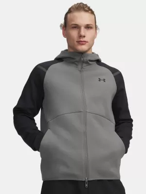 Hanorac pentru bărbați UNDER ARMOUR UNSTOPPABLE FLC FZ HD EU 1389352-709 VERDE
