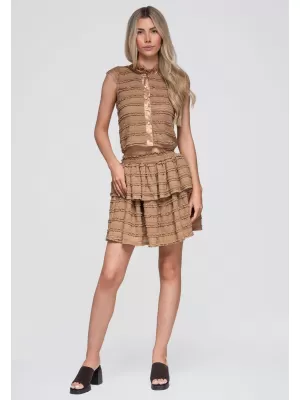 Fusta de dama OMBRE OW-GL-E0014 TAUPE