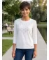 Tricou de damă ALTISPORT IDIARA ALB