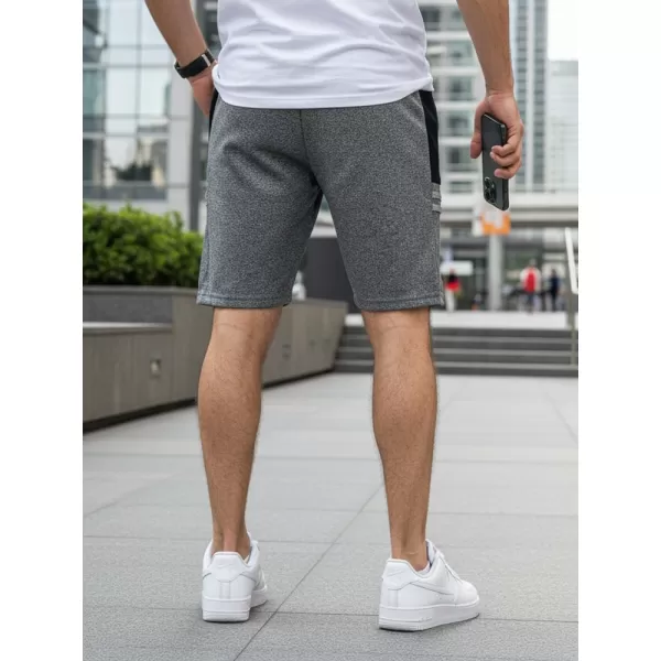  Pantaloni scurți pentru bărbați DSTREET SX2255 GRI ÎNCHIS 