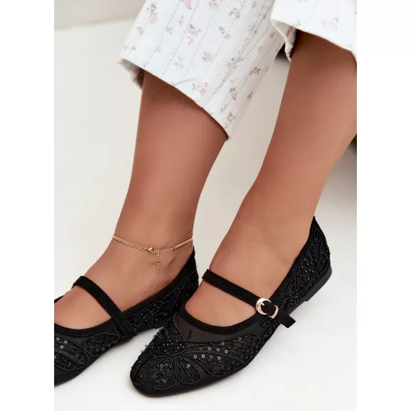  Balerini de dama BOTO CH951 NEGRU 