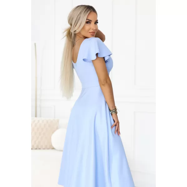  Rochie NUMOCO 675-1 ALBASTRU DESCHIS 