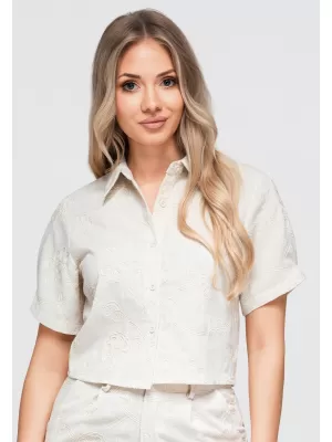Bluza de dama OMBRE OW-SH-E0060 ECRU