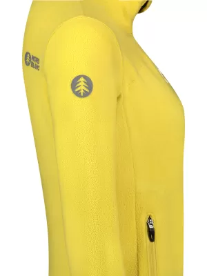 Hanorac ușor de damă din fleece NORDBLANC MAPLE NBSFL8374 CHIHLIMBAR