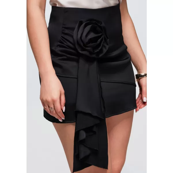  Fusta de dama OMBRE OW-GL-E0009 NEGRU 