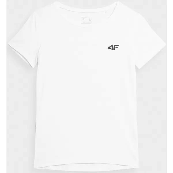  Tricou pentru femei 4F WMM00TTSHF2356 ALB 