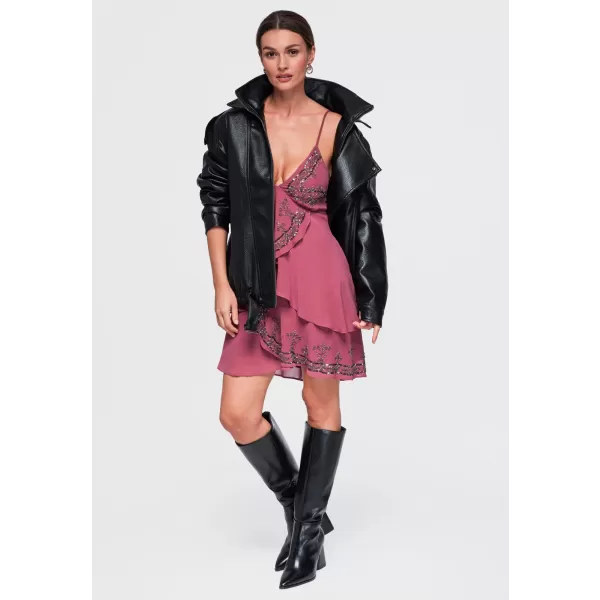  Geaca de dama OMBRE OW-JAFL-0138 NEGRU 