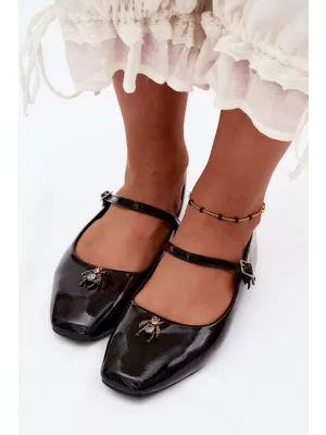 Balerini de dama BOTO 6672-1 NEGRU