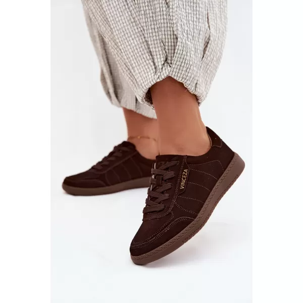  Adidași de damă VINCEZA 79635 CIOCOLATĂ 
