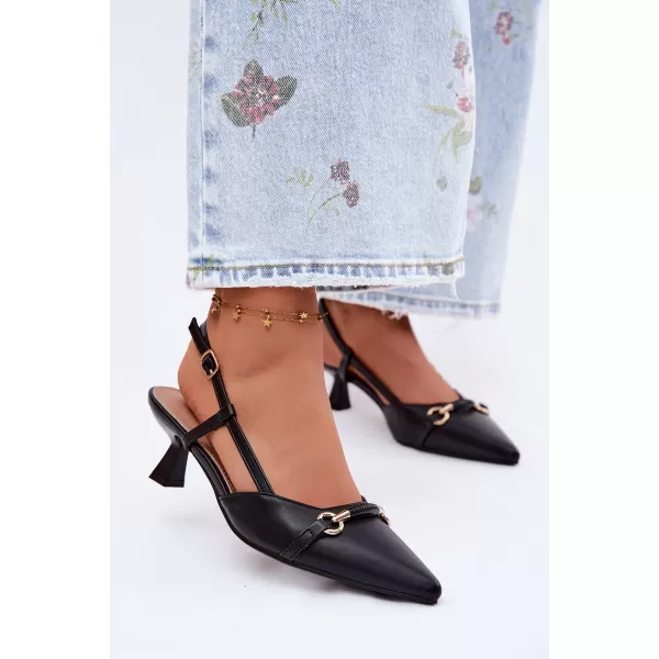  Sandale de dama BOTO H8-563/H8-520A NEGRU 