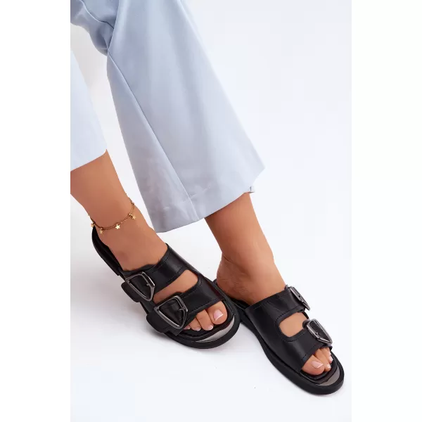  Papuci de damă VINCEZA 62304 NEGRU 