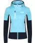 Hanorac pentru femei powerfleece NORDBLANC RAVINE NBSFL8336 ALBASTRU DESCHIS