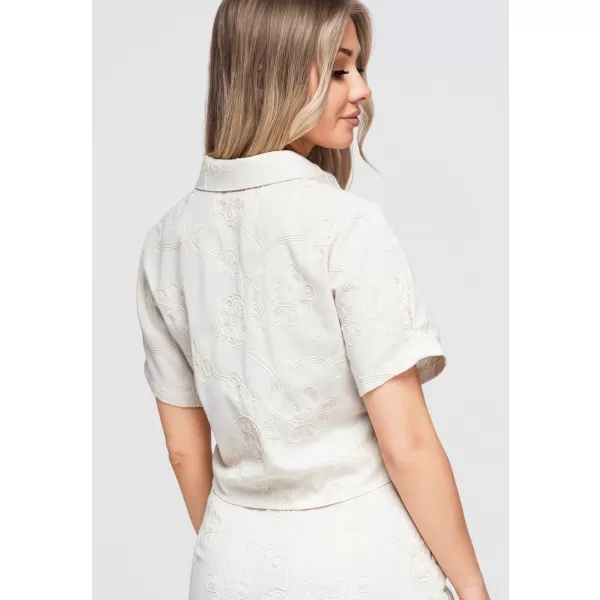  Bluza de dama OMBRE OW-SH-E0060 ECRU 
