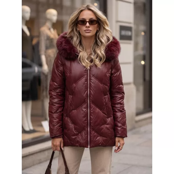  Geaca de dama DSTREET TY5813 BURGUNDIA 