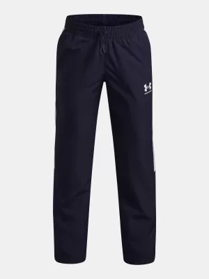 Pantaloni pentru băieți UNDER ARMOUR UA B RIVAL WVN PANT 1390155-410 ALBASTRU