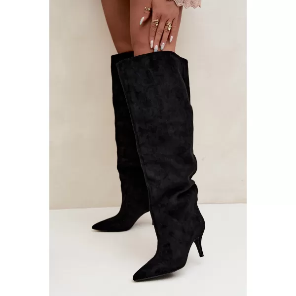  Cizme de dama BOTO 2571A NEGRU 