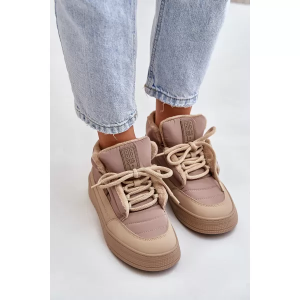  Oameni de zăpadă pentru femei BIG STAR SHOES OO274A532 BEJ 