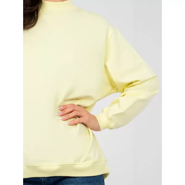  Hanorac de dama BASIC FEEL GOOD RV-BL-5185.93P GALBEN STRĂLUCITOR 