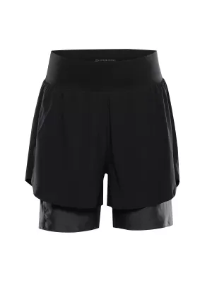 Pantaloni scurți de damă ALPINE PRO GAJERA NEGRU