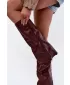 Cizme de dama BOTO 9386 WINE RED ROȘU VIN