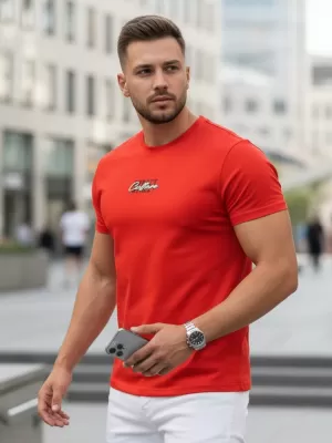 Tricou pentru bărbați DSTREET RX5423 PORTOCALE
