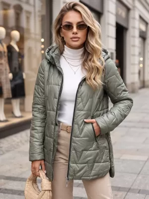 Geaca de dama DSTREET TY5794 VERDE