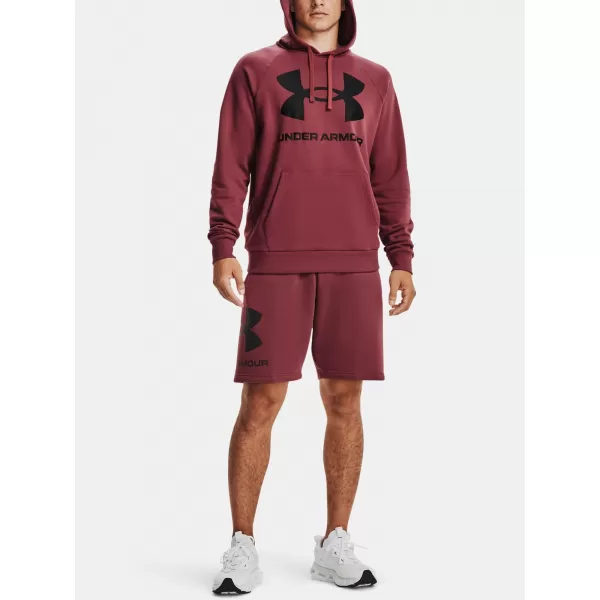  Hanorac pentru bărbați UNDER ARMOUR RIVAL FLEECE BIG LOGO HD 1357093-652 ROŞU 