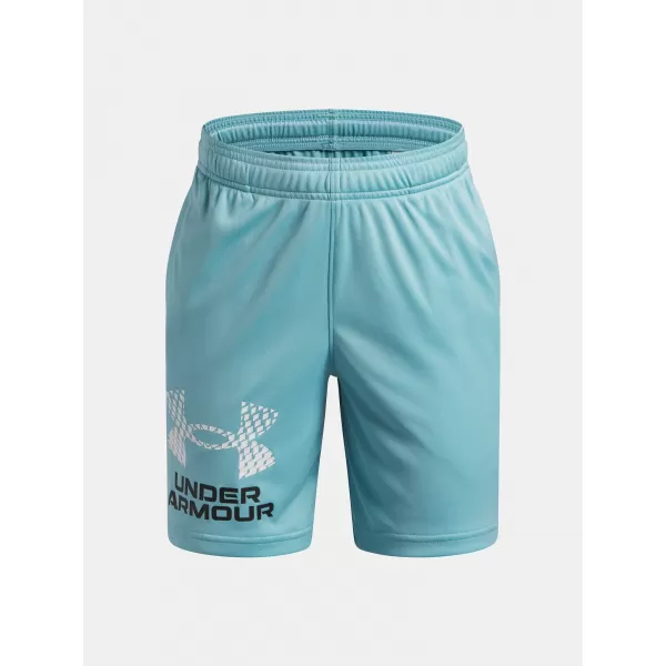 Pantaloni scurți pentru băieți UNDER ARMOUR TECH LOGO SHORTS 1383333-425 ALBASTRU 