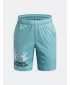 Pantaloni scurți pentru băieți UNDER ARMOUR TECH LOGO SHORTS 1383333-425 ALBASTRU