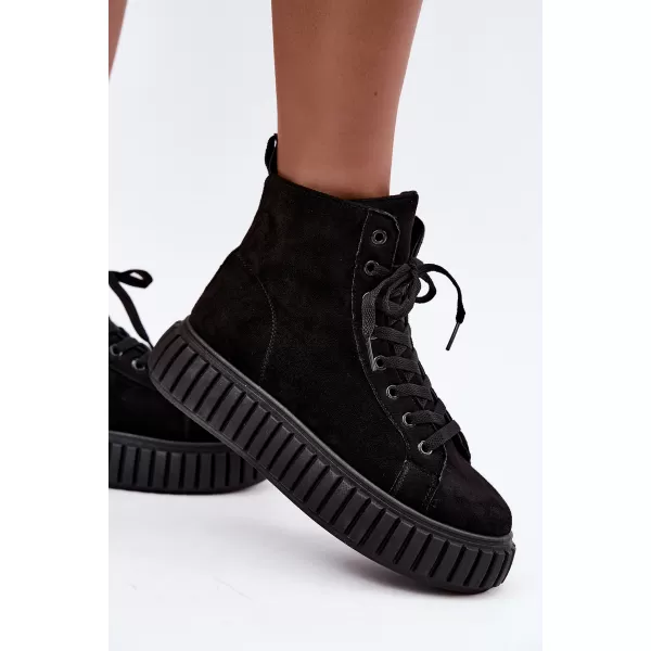  Adidași de damă BOTO LA372 NEGRU 