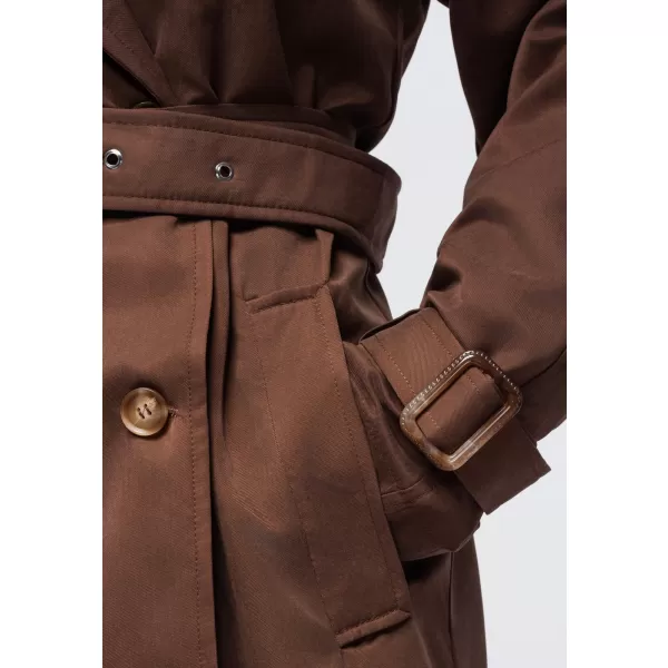  Palton de damă OMBRE OW-COLC-0121 MARO 