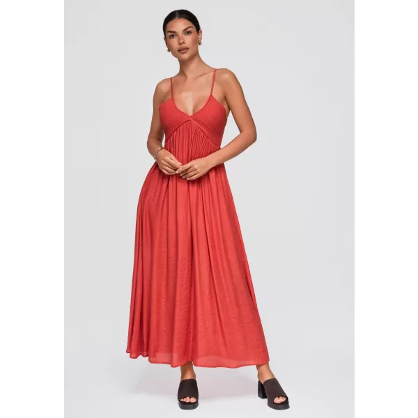  Rochie OMBRE OW-DLR-E0009 CĂRĂMIZI 