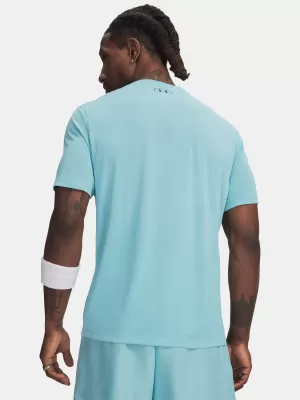 Tricou pentru bărbați UNDER ARMOUR UA TECH PLAY SHORT SLEEVE 6009833-425 ALBASTRU