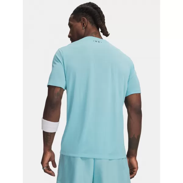  Tricou pentru bărbați UNDER ARMOUR UA TECH PLAY SHORT SLEEVE 6009833-425 ALBASTRU 