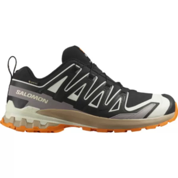  Pantofi pentru bărbați SALOMON XA PRO 3D V9 GORE-TEX L47881900 GHEAȚĂ NEAGRĂ/VANILIE/TURMERIC 