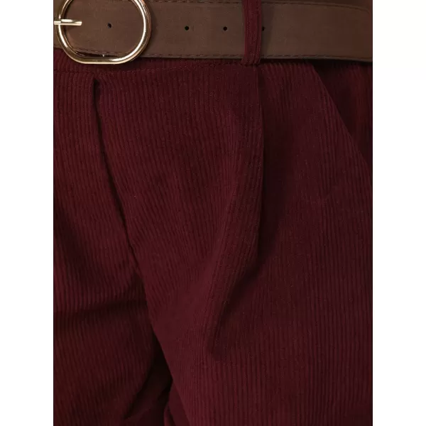  Pantaloni scurți de damă DSTREET SY0607 BURGUNDIA 