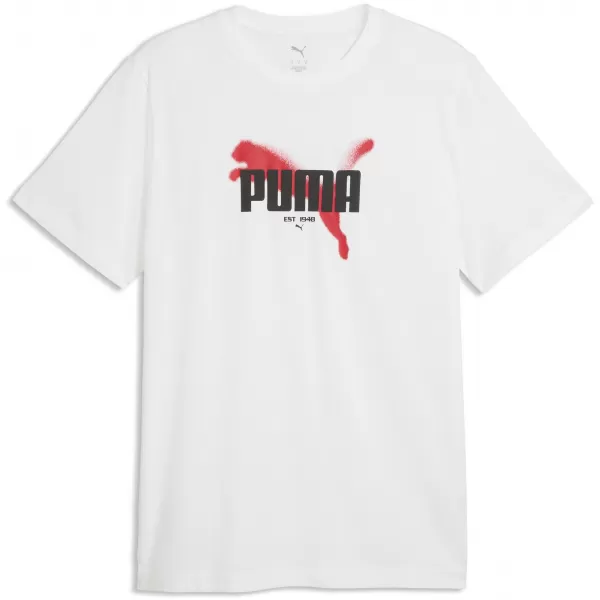  Tricou pentru bărbați PUMA GRAPHICS TEE 69435502 PUMA ALB 
