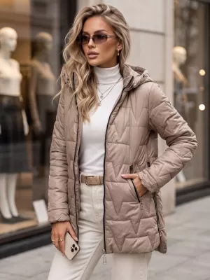 Geaca de dama DSTREET TY5793 CARAMEL