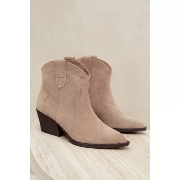  Botine de dama BOTO 6338 BEJ 